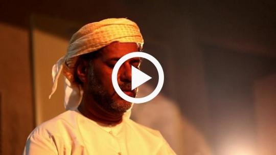 Close-up of face during prayer