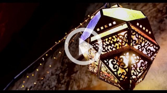 Close up of a Ramadan Lantern|