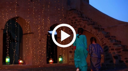 Girls enjoying the festivities