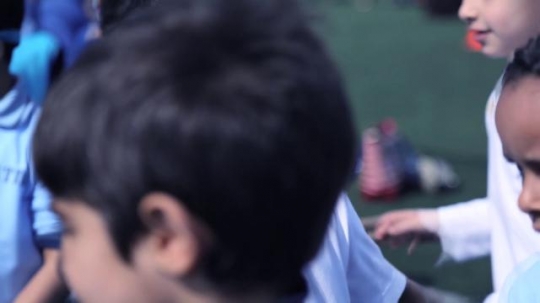 Kids playing together|-