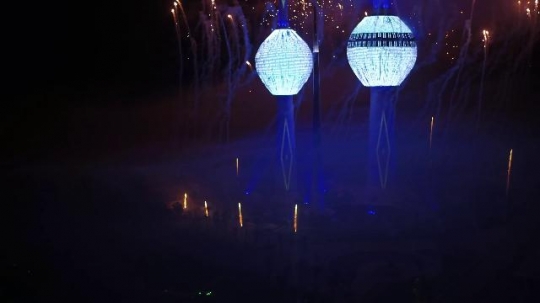 Kuwait Towers Fireworks|-