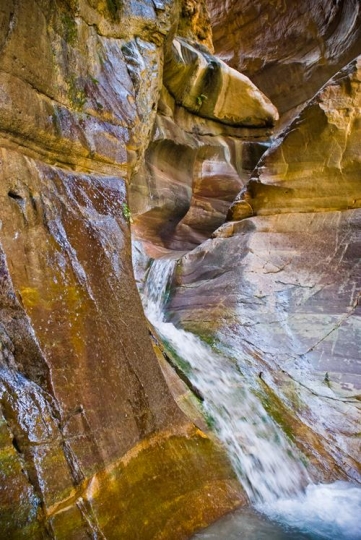 waterfall at wadi assal