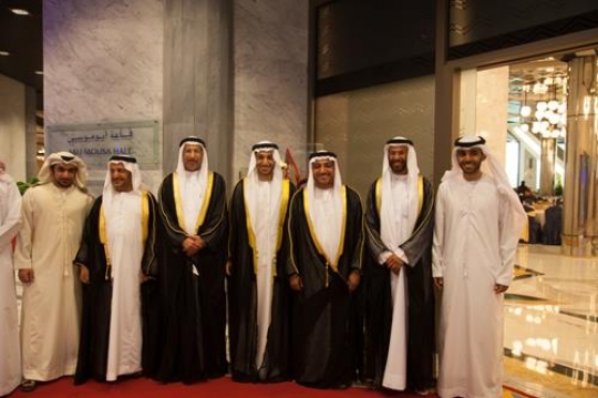 arab businessmen in a hall