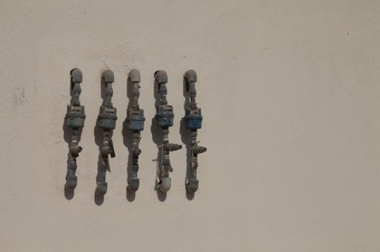 pipes on the wall