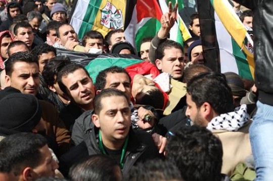 palestinian martyr procession