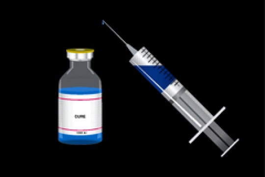 medical ampoules and syringe i