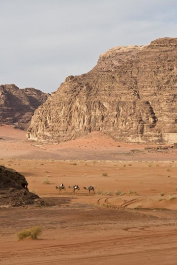 Wadi Rum desert and mountains