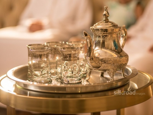 Arabic tea set|-