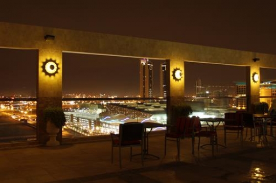 Bahrain cityscape in the night