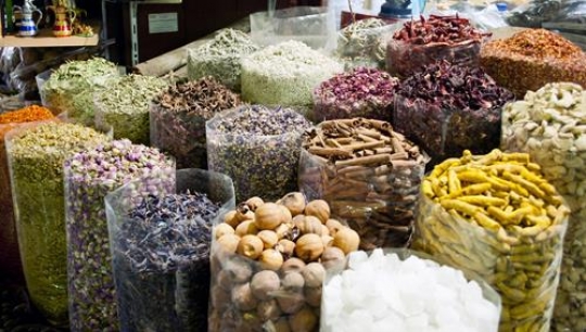 Spices market in Abu Dhabi
