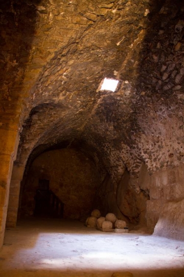 inside ajloun castle