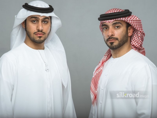 Medium shot of two Businessmen|