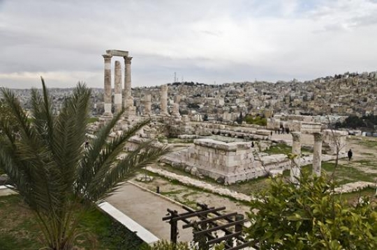 Temple of Hercules in Amman Citadel, Jordan