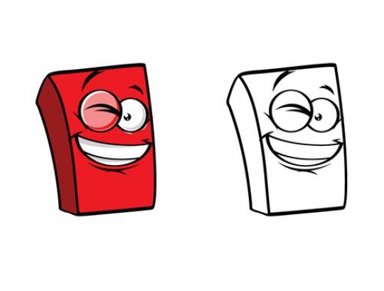 eraser cartoon