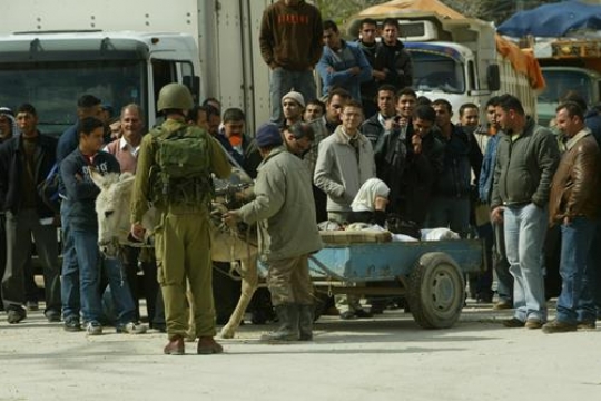 inspection at the checkpoint