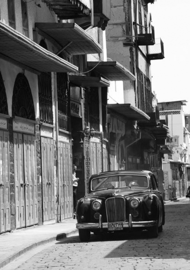 old car in damascus road