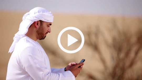 Man struggling to connect