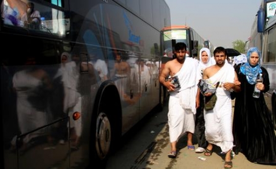 The arrival of pilgrims