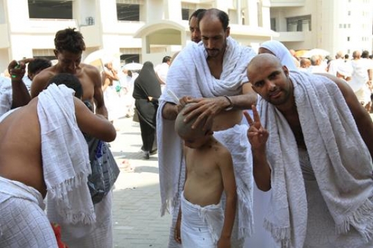Shaving for Hajj