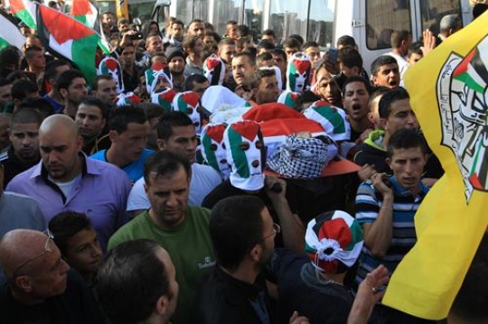Palestinian martyrs funeral
