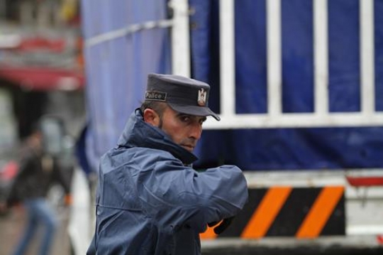 traffic police man directing traffic