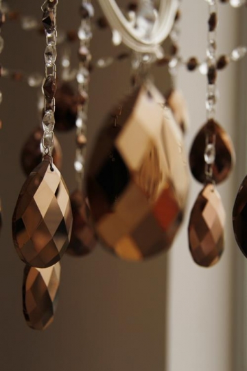 Chrystal chandelier close-up