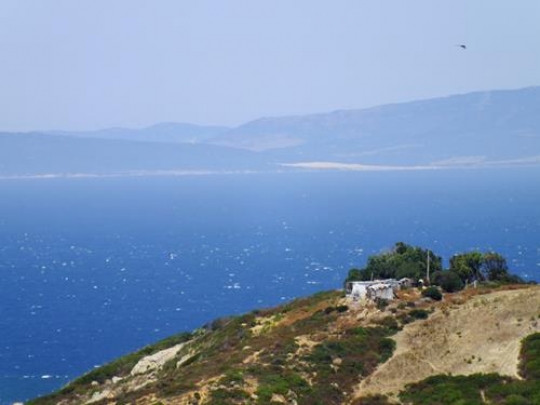 mediternean sea at tanger,morocco,africa,