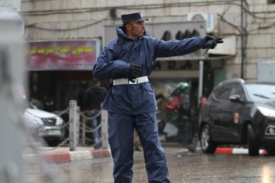 traffic police man directing traffic