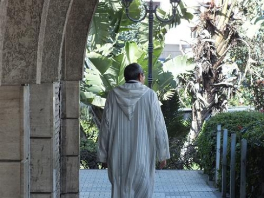 senior man in galabia