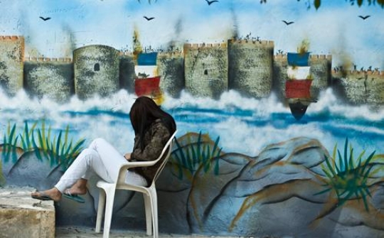 pretty woman sitting on a chai