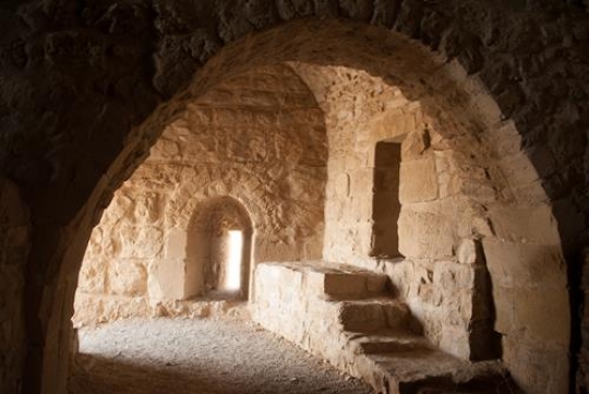 inside ajloun castle