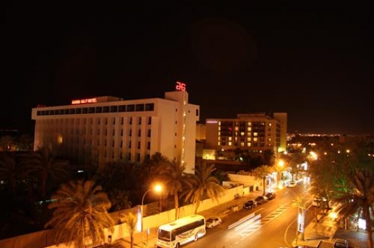 Night View of Aqaba district 