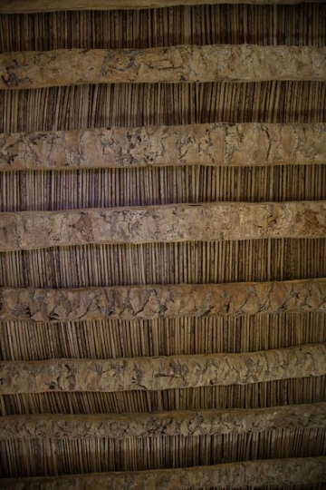 straw ceiling pattern