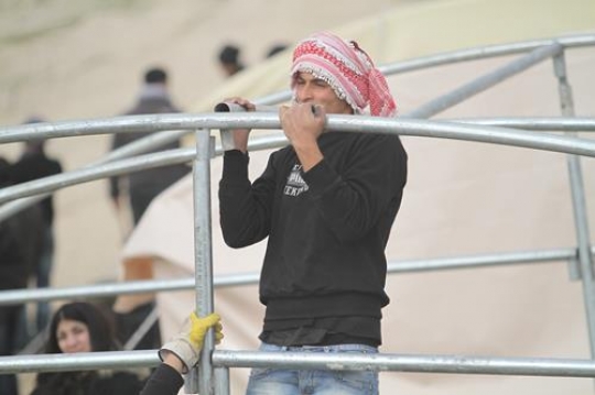 Palestinian demonstrators setup tents at Bab al-Shams or Gate of the Sun in Arabic, in a bid to draw attention to Israeli plans to boost settlement building in the West Bank area.