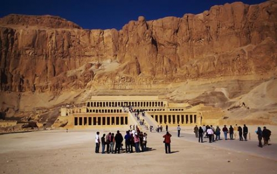 the temple of hatshepsut near luxor in egypt