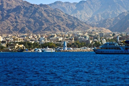 general view of aqaba city