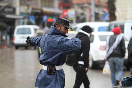 traffic police man directing traffic