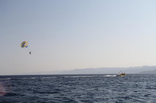 Parasailing and boat, Aqaba - Jordan