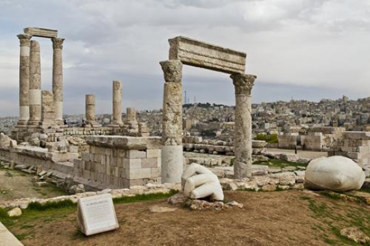 Temple of Hercules in Amman Citadel, Jordan