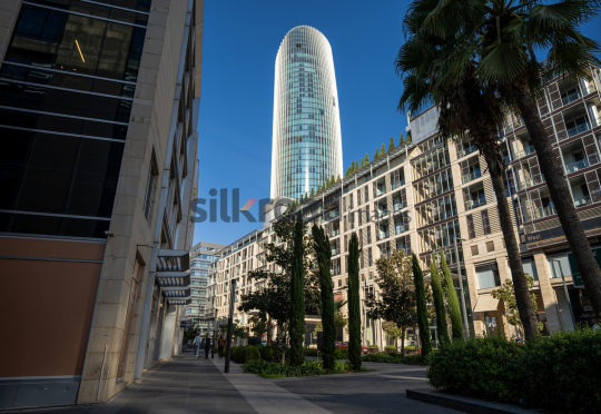 Architectural Panorama of Al Abdali Boulevard with Rotana Hotel