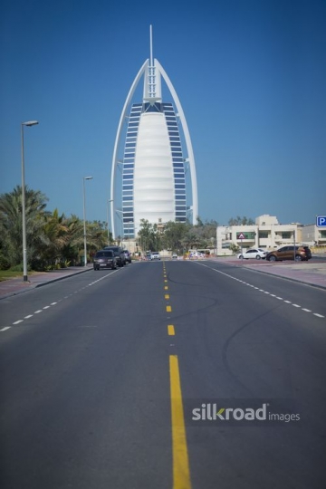 Empty straight road|-