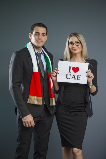 Employees Celebrating National Day