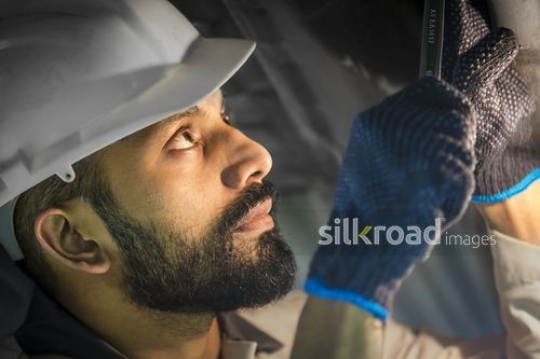 Mechanic worker at work|-