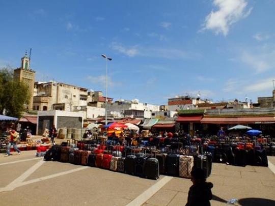 traditional market in bab marrakech,casablanca