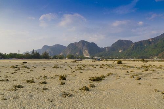 high mountains scene