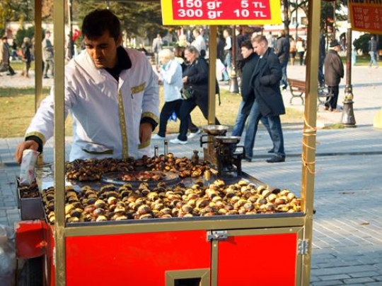 Chestnuts Seller