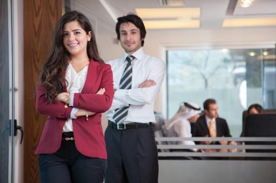 successful business couple