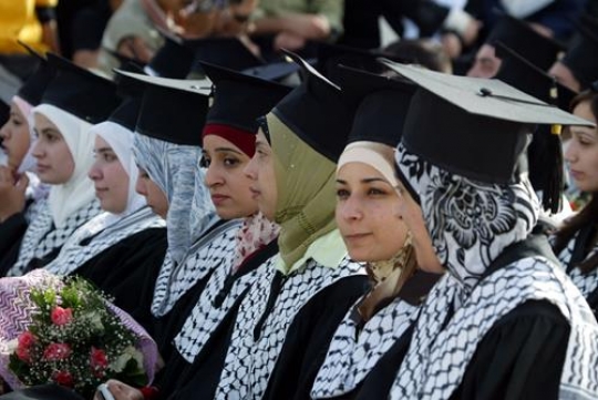 Female Palestinian graduates