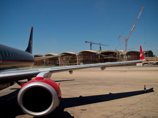 Airport under construction