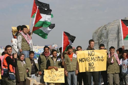 palestinian protests against s